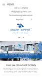 Mobile Screenshot of graber-partner.com