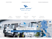 Tablet Screenshot of graber-partner.com